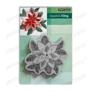 Penny Black Slapstick Cling Rubber Stamp - Ruby