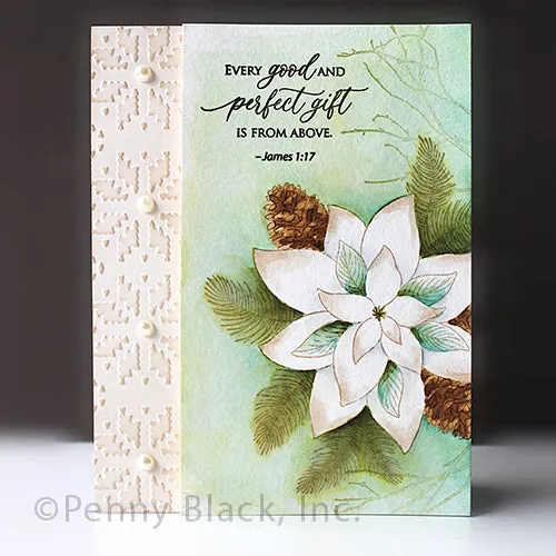 Penny Black Slapstick Cling Rubber Stamp - Ruby