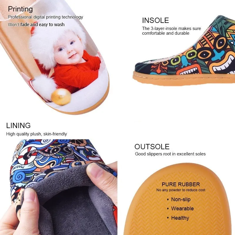 Personalised photo Slippers by Style's Bug