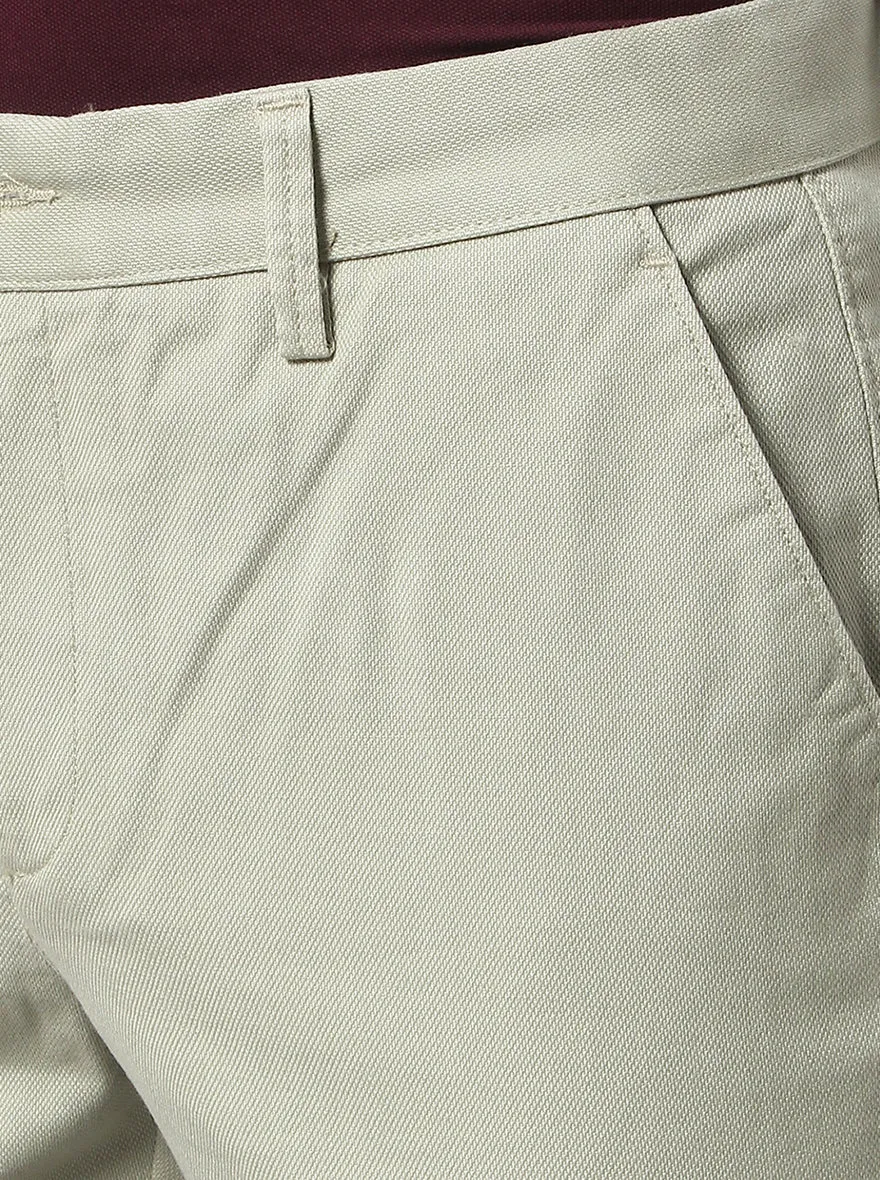 Pista Green Solid Super Slim Fit Casual Trouser | Greenfibre