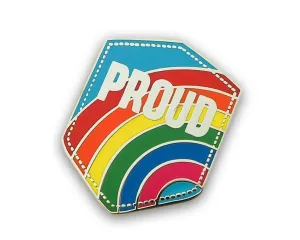 Proud Rainbow Enamel Pin