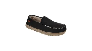 Rugged Microsuede Moccasin Slippers