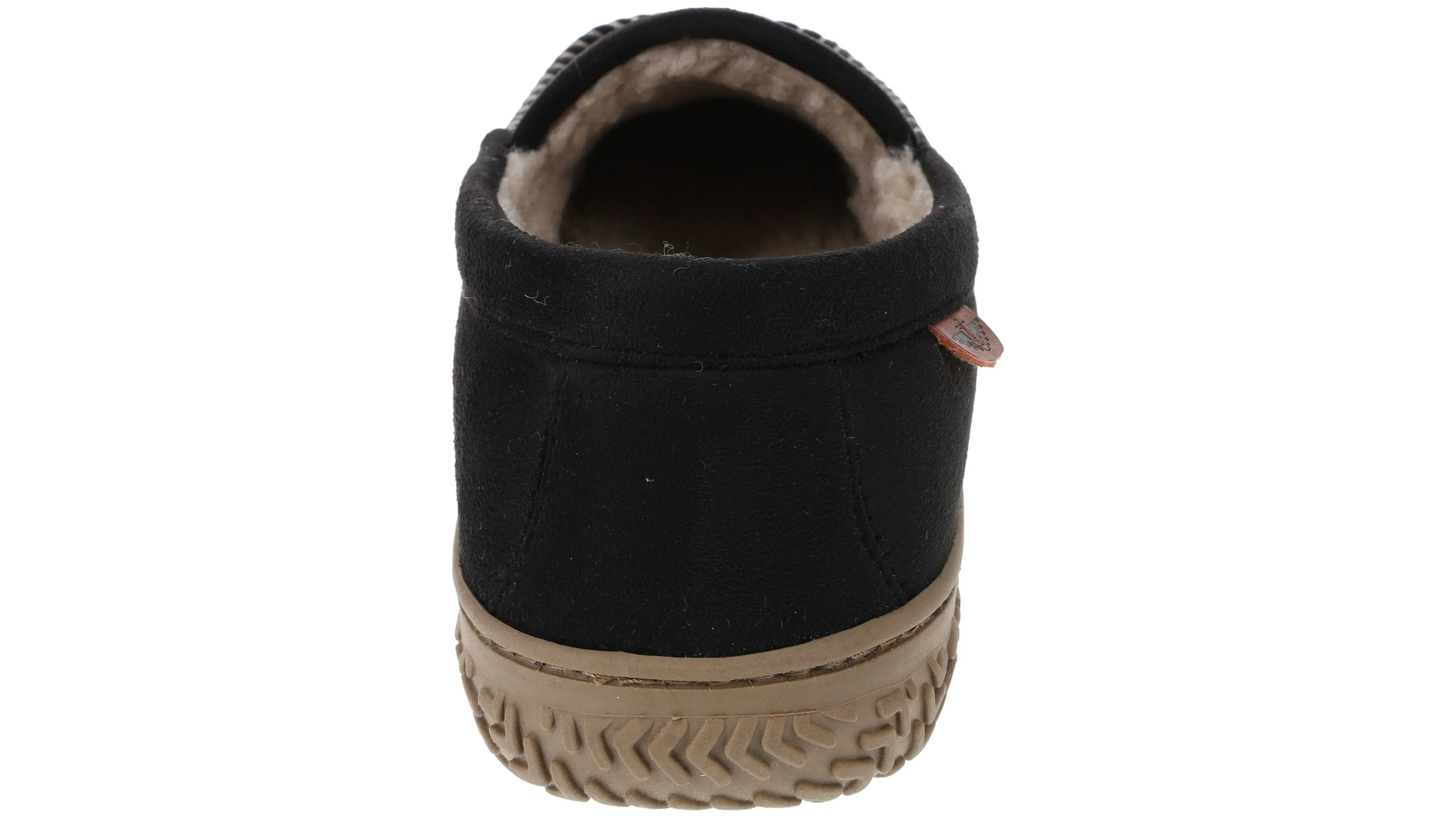 Rugged Microsuede Moccasin Slippers