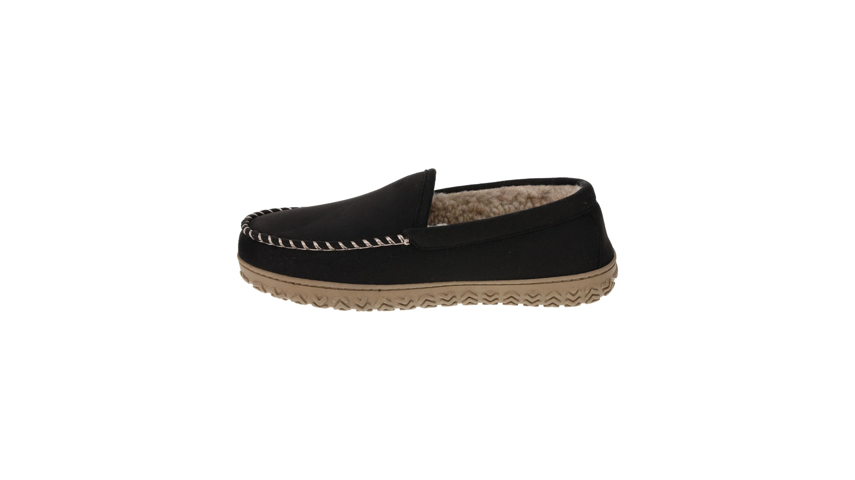 Rugged Microsuede Moccasin Slippers