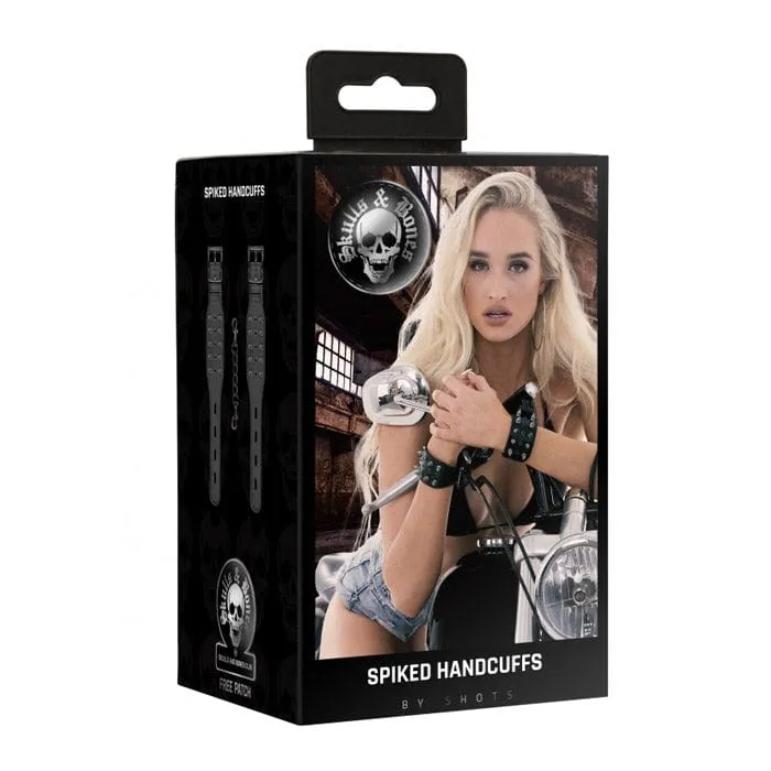 Shots Skulls & Bones Handcuffs With Spikes