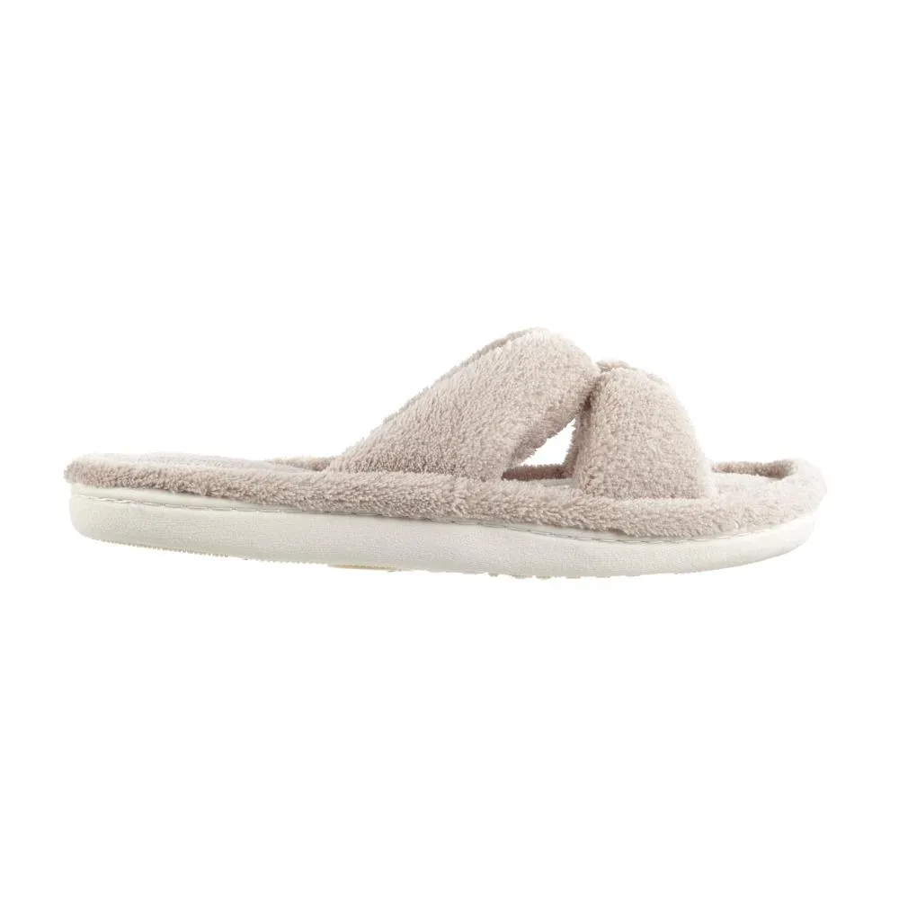 Signature Women’s Microterry with Satin X-Slide Slippers