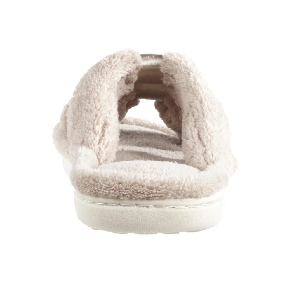Signature Women’s Microterry with Satin X-Slide Slippers