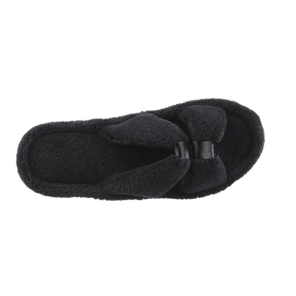 Signature Women’s Microterry with Satin X-Slide Slippers