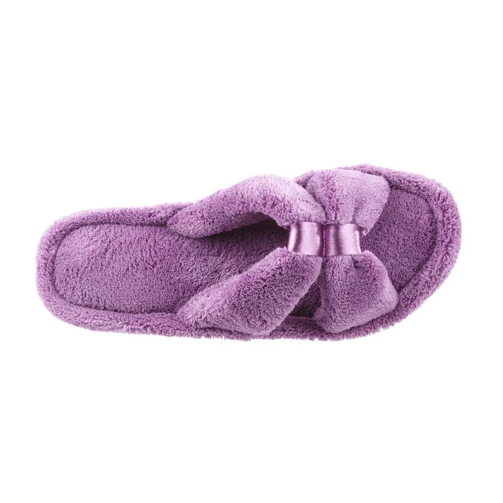 Signature Women’s Microterry with Satin X-Slide Slippers