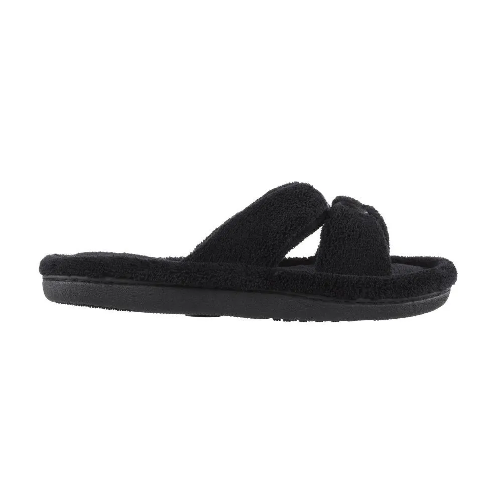 Signature Women’s Microterry with Satin X-Slide Slippers