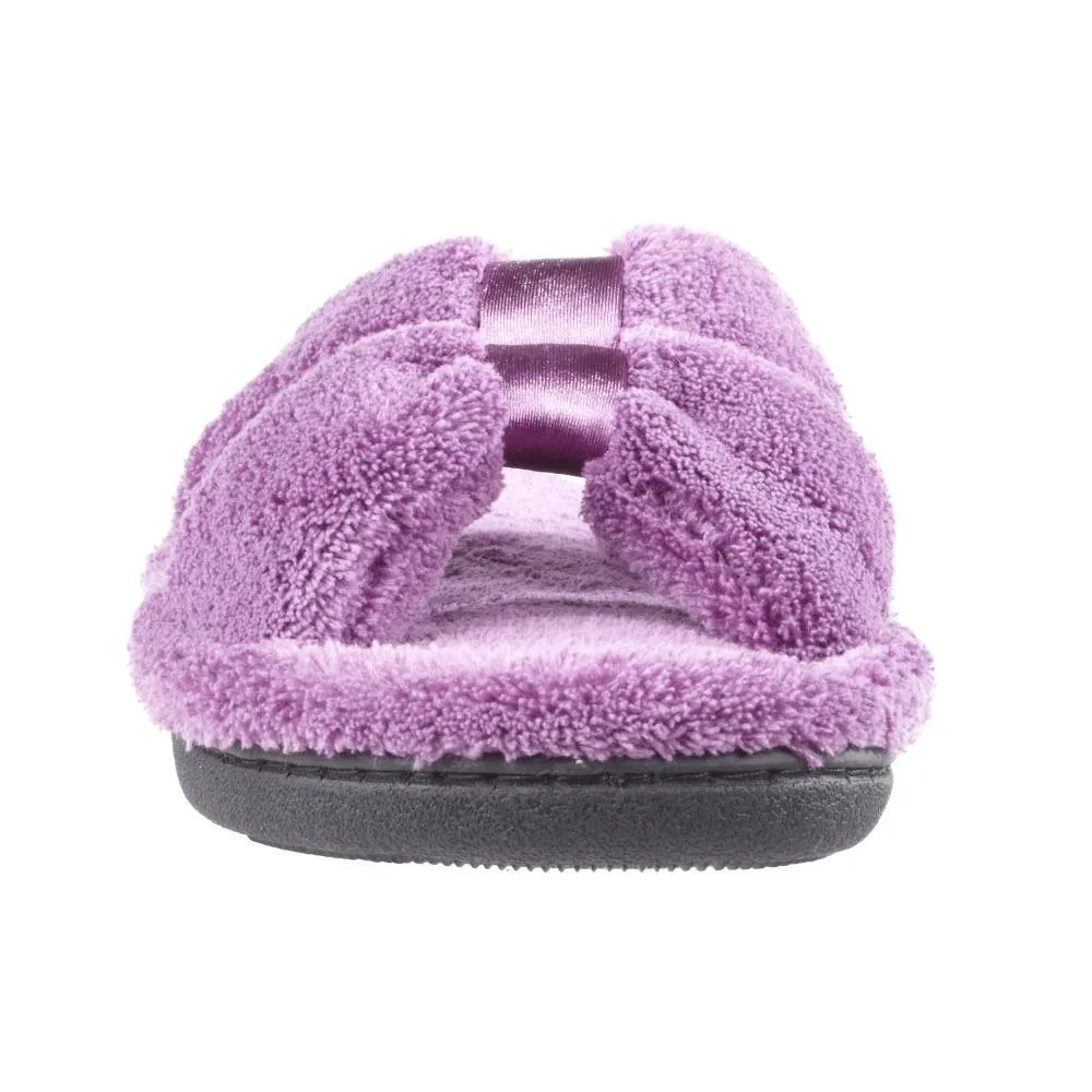 Signature Women’s Microterry with Satin X-Slide Slippers