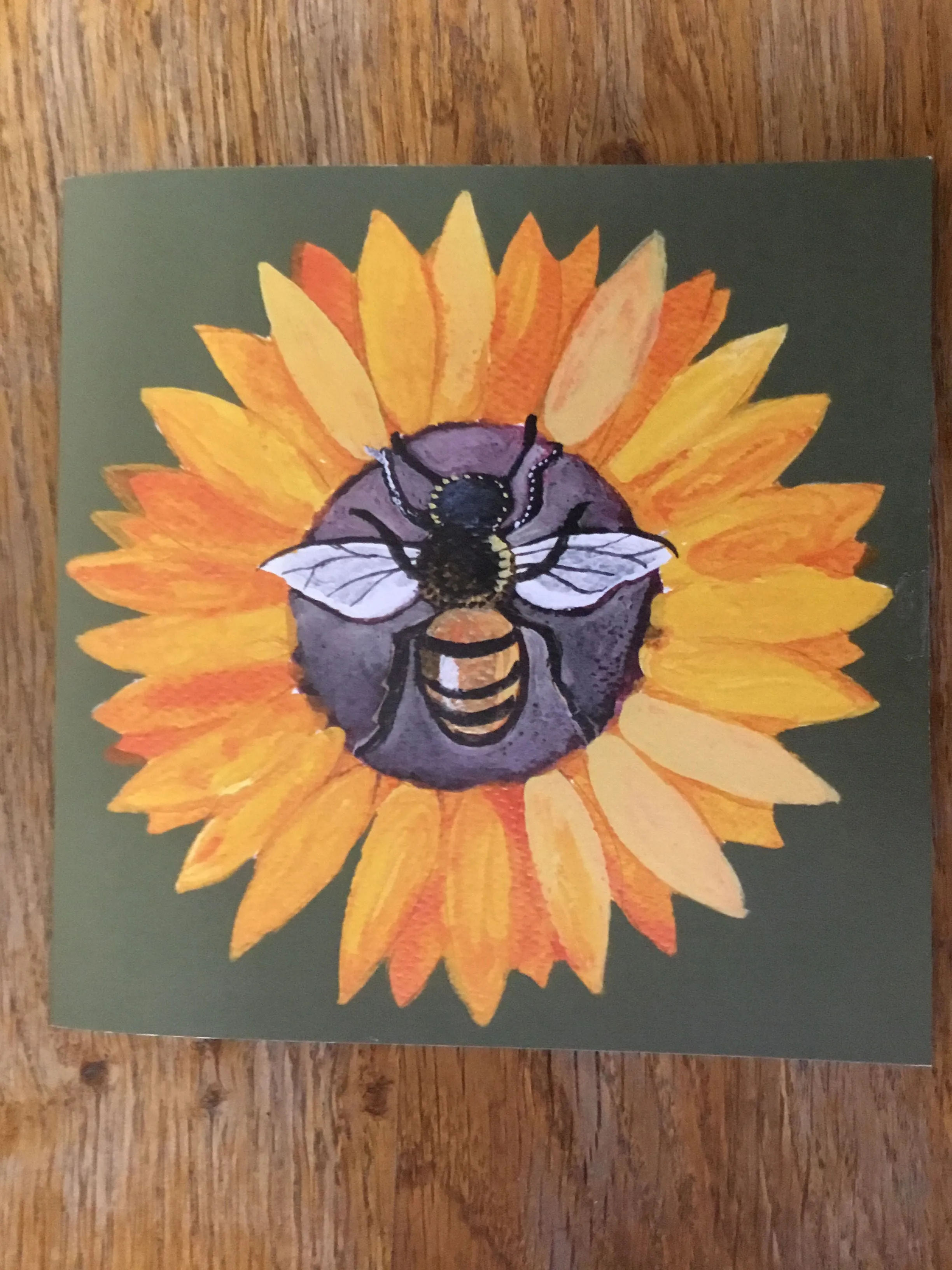 Small 'Sunflower' Notebook by Lizzie Spikes