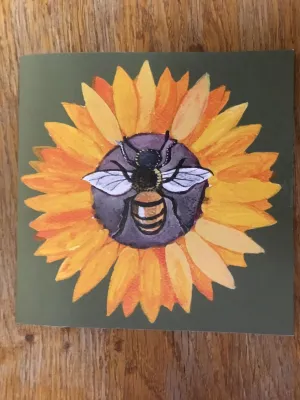 Small 'Sunflower' Notebook by Lizzie Spikes