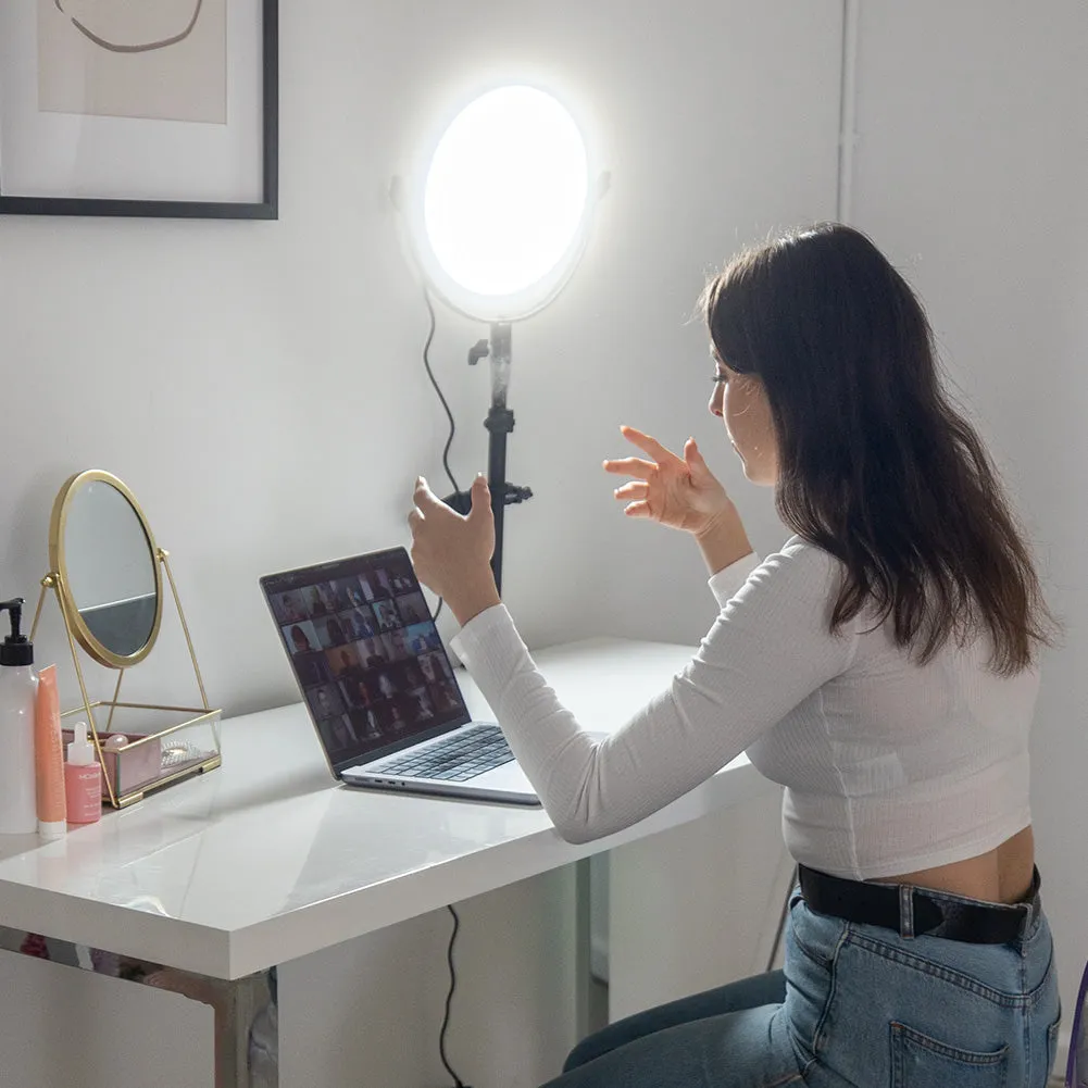 Spectrum 11" Round LED Gamer or Youtube Video Light - 'Ray360'