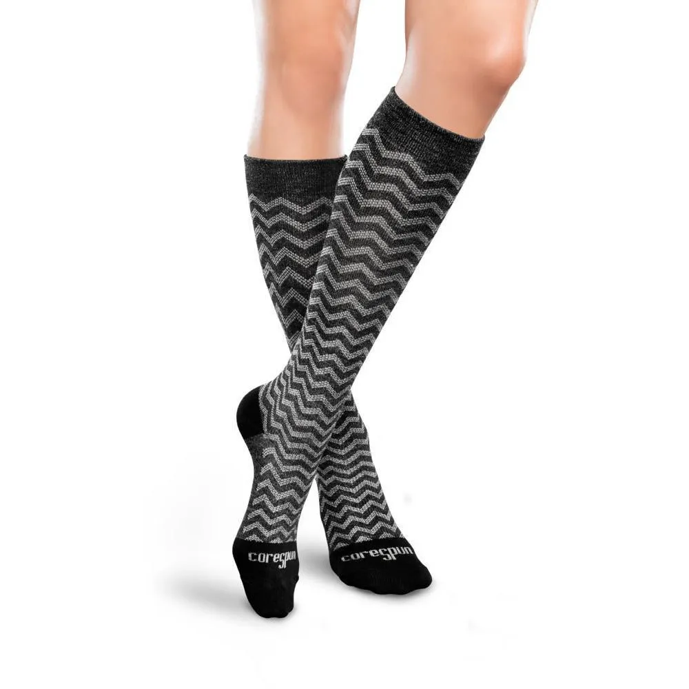 Therafirm® Core-Spun Knee High 20-30 mmHg, Patterned