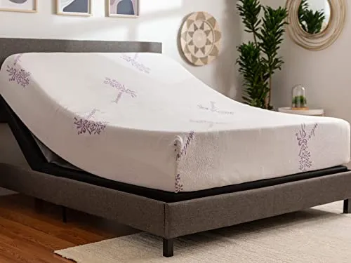 Tulo by Mattress Firm | 12 INCH Memory Foam Plush Comfort Lavender Mattress | Pain-REDUCING Pressure Relief | Twin Size