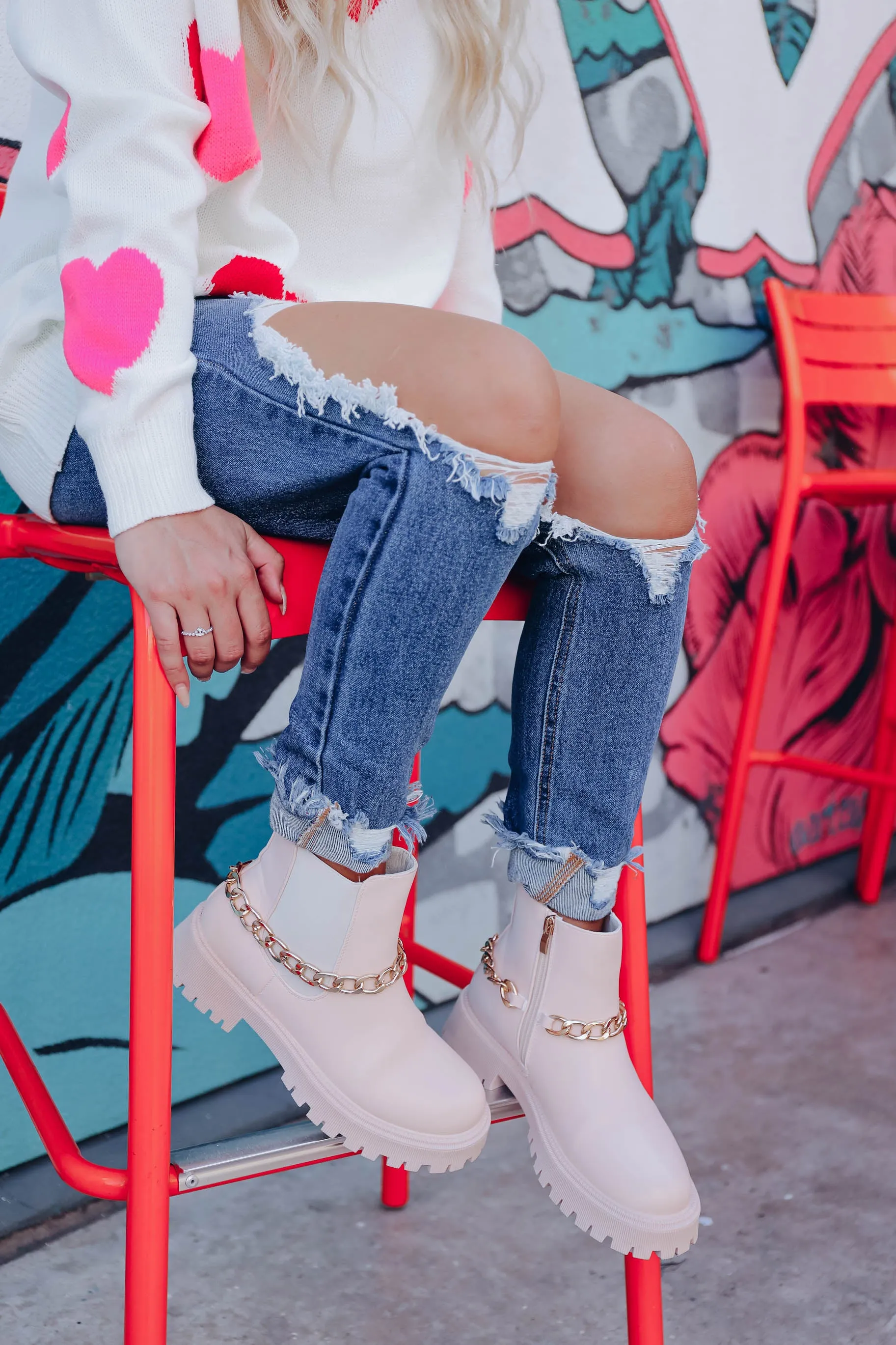 Warrior  Boots - Pink- FINAL SALE