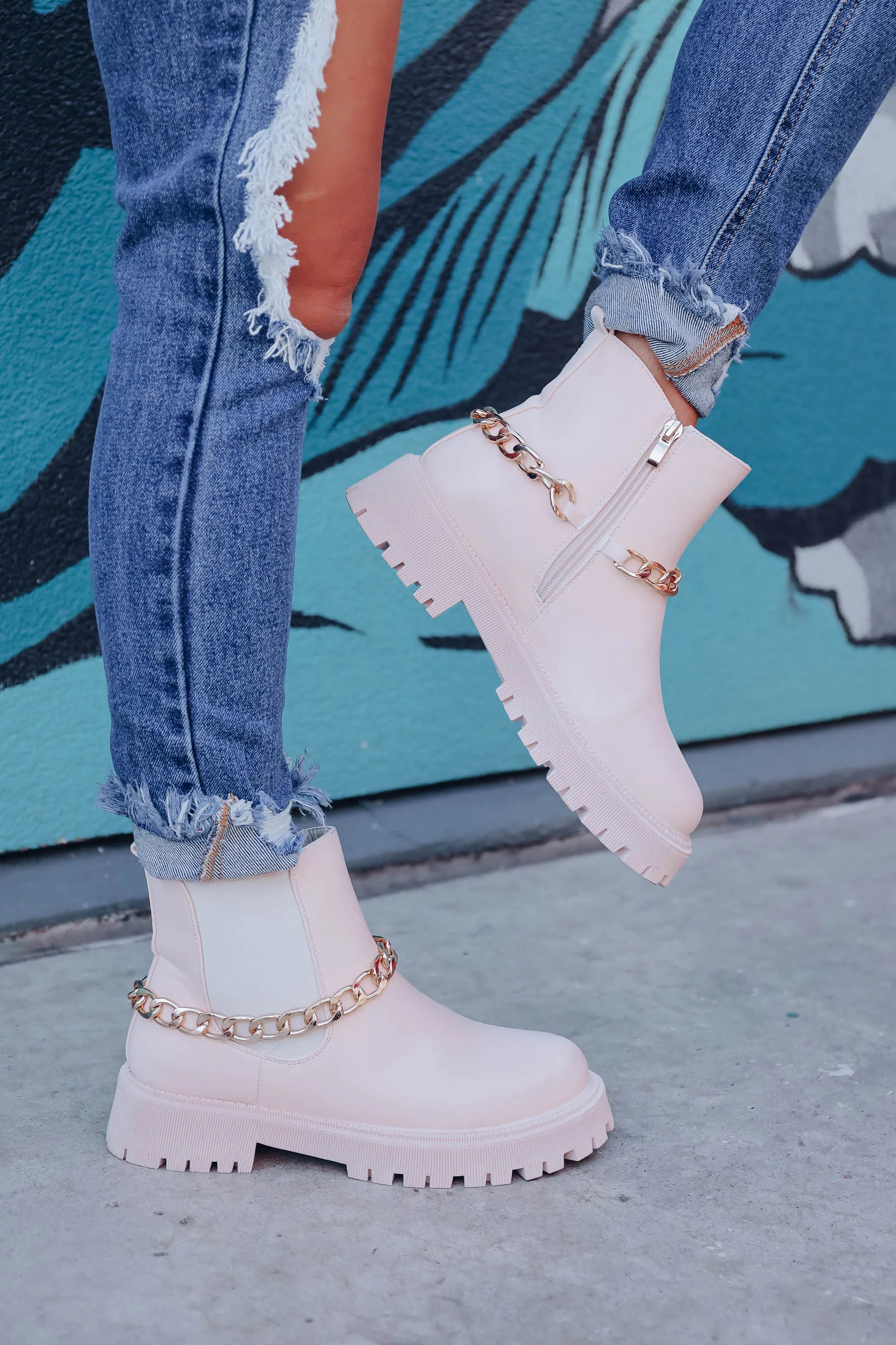 Warrior  Boots - Pink- FINAL SALE